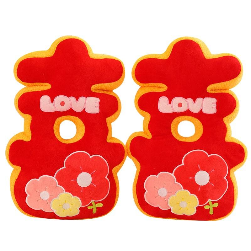 

Double Wedding Pillow Doll Wedding Throws and Sprinkles. The Wedding Scene Interactive Little Doll Wedding Bedside Letters and Pillows 30cm