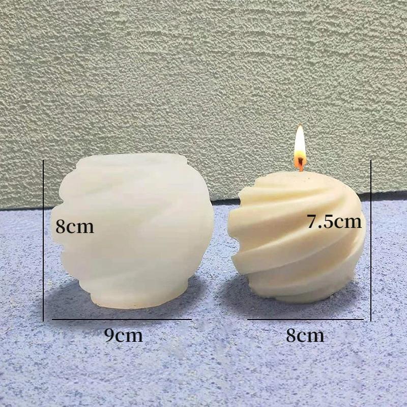 New Cross Knot Candle Silicone Mold 3D Twine Spherical Candle Making Supplies Diy Handmade Soap Plaster Epoxy Casting Tool