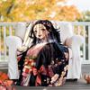 1pc nezouko7 Theme Blanket - Digital Print, Polyester, Cozy for All Seasons, Perfect for Outdoor, and Travel