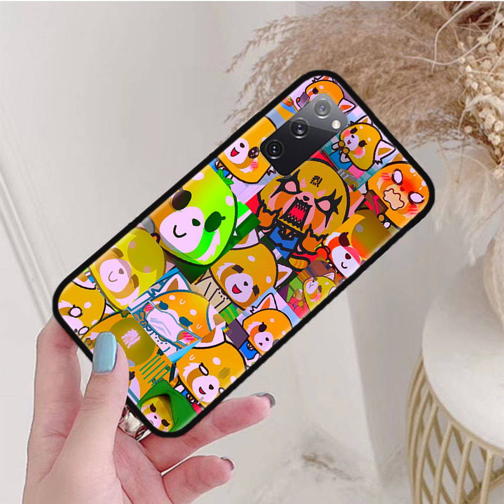 Black Case for Xiaomi Poco X6 X4 M5 M6 F5 F6 C65 C55 C50 C51 C40 Pro Redmi 14C A3X 13C 12C 11T 10A 9C Note 7 6 8A Plus L-25 Aggretsuko