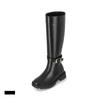 Elcanto Mazz Women'S Buckle-Type Long Boots 3.5Cm Lcwl99M54V