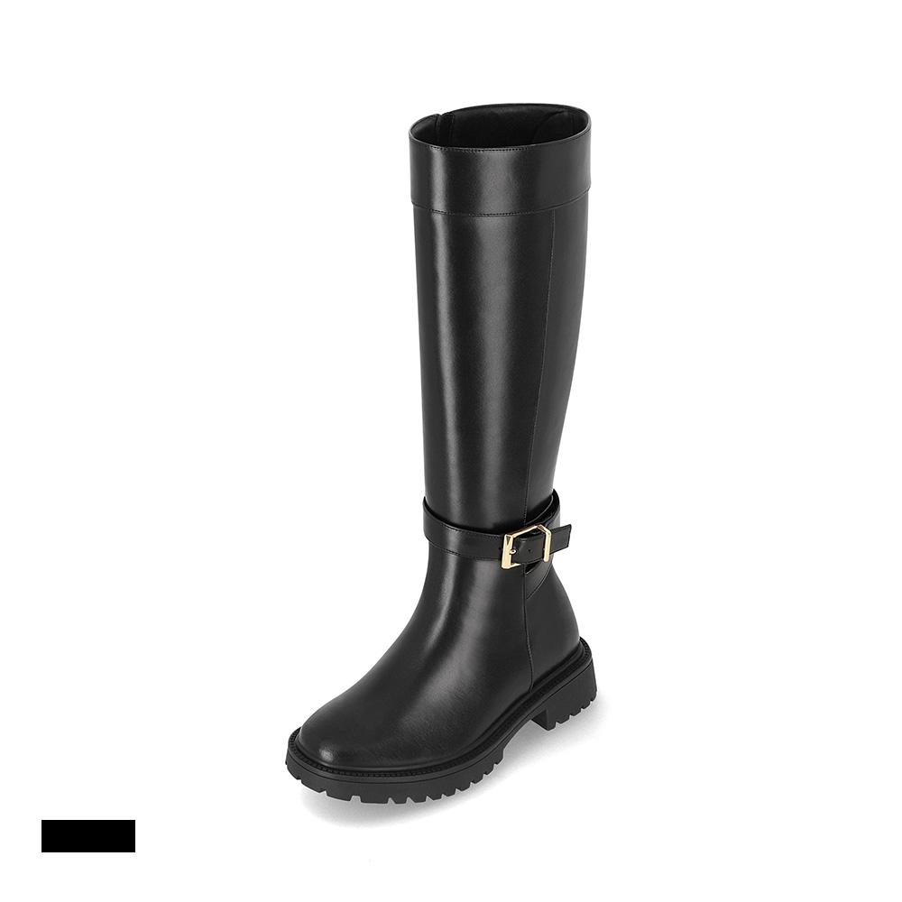 Elcanto Mazz Women'S Buckle-Type Long Boots 3.5Cm Lcwl99M54V