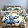Elegant Floral Three-Piece Set Decor  kid's and adults' bedroom decor, Exquisite three-piece bedding set gift