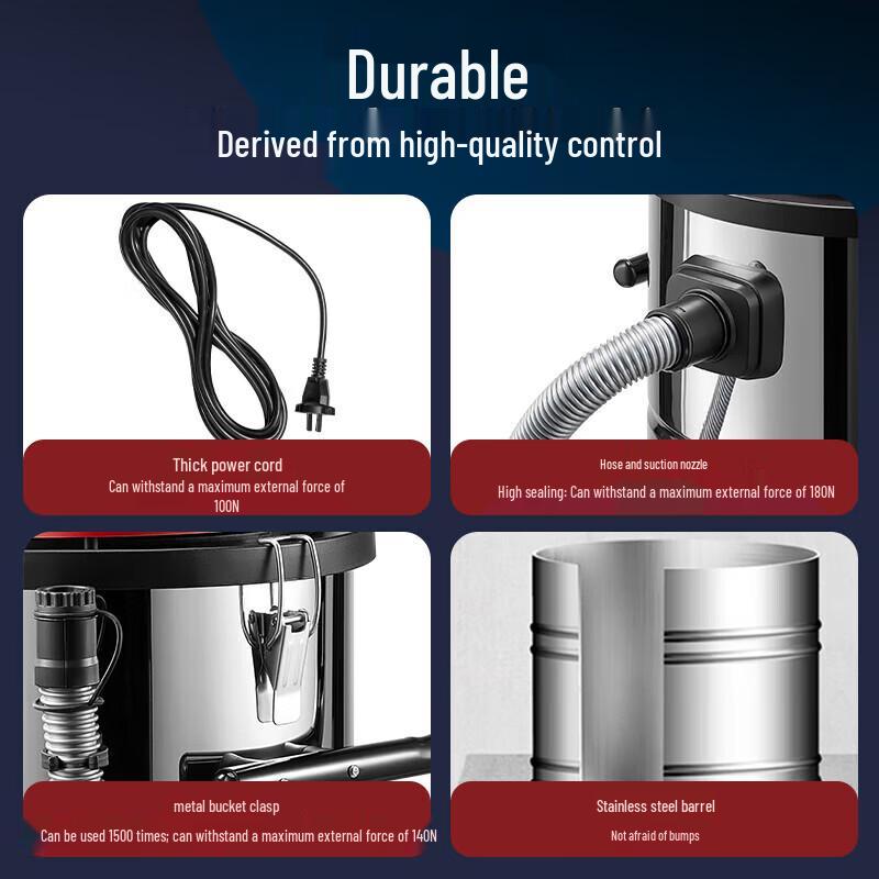 SUPOR High-Power Industrial Wet/Dry Vacuum Cleaner