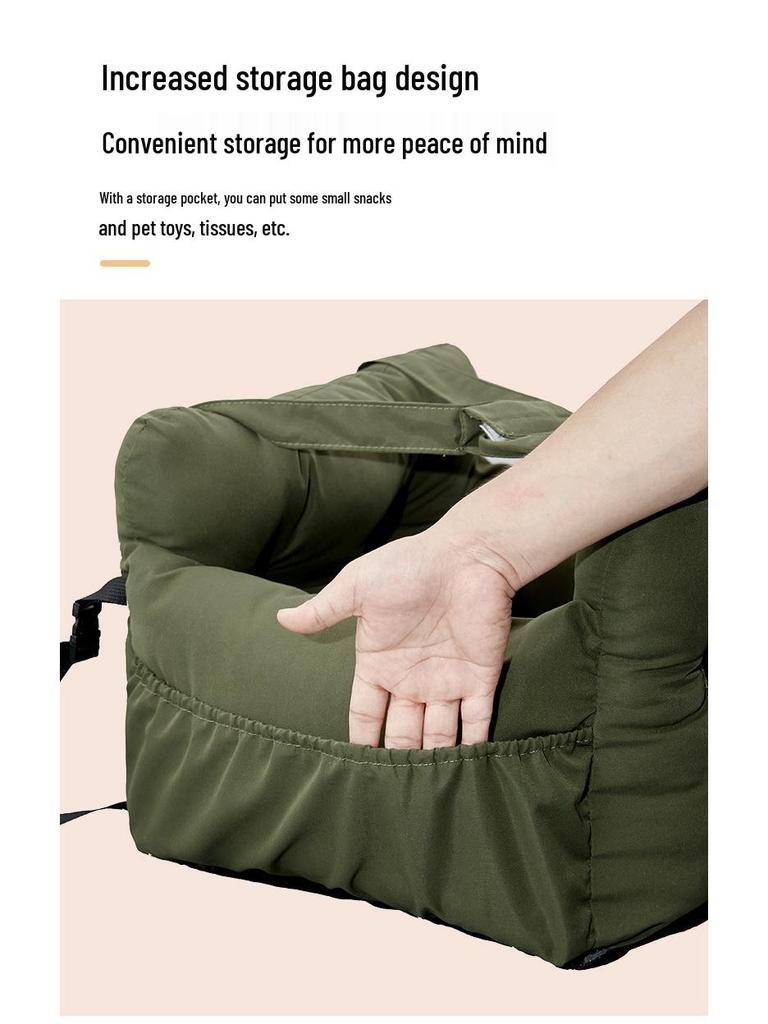 Portable Pet Car Seat: Multifunctional Nest Pad for Cats & Dogs