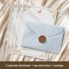 Romantic Retro Nostalgic Sheepskin Texture Stationery Set with Wax Seal Stamp for Artistic Love Letters and Invitations