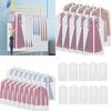 10Pcs Set Breathable Clothes Protector Bags With Zippered Convenient for Seasonal Storage of Suits and Dresses