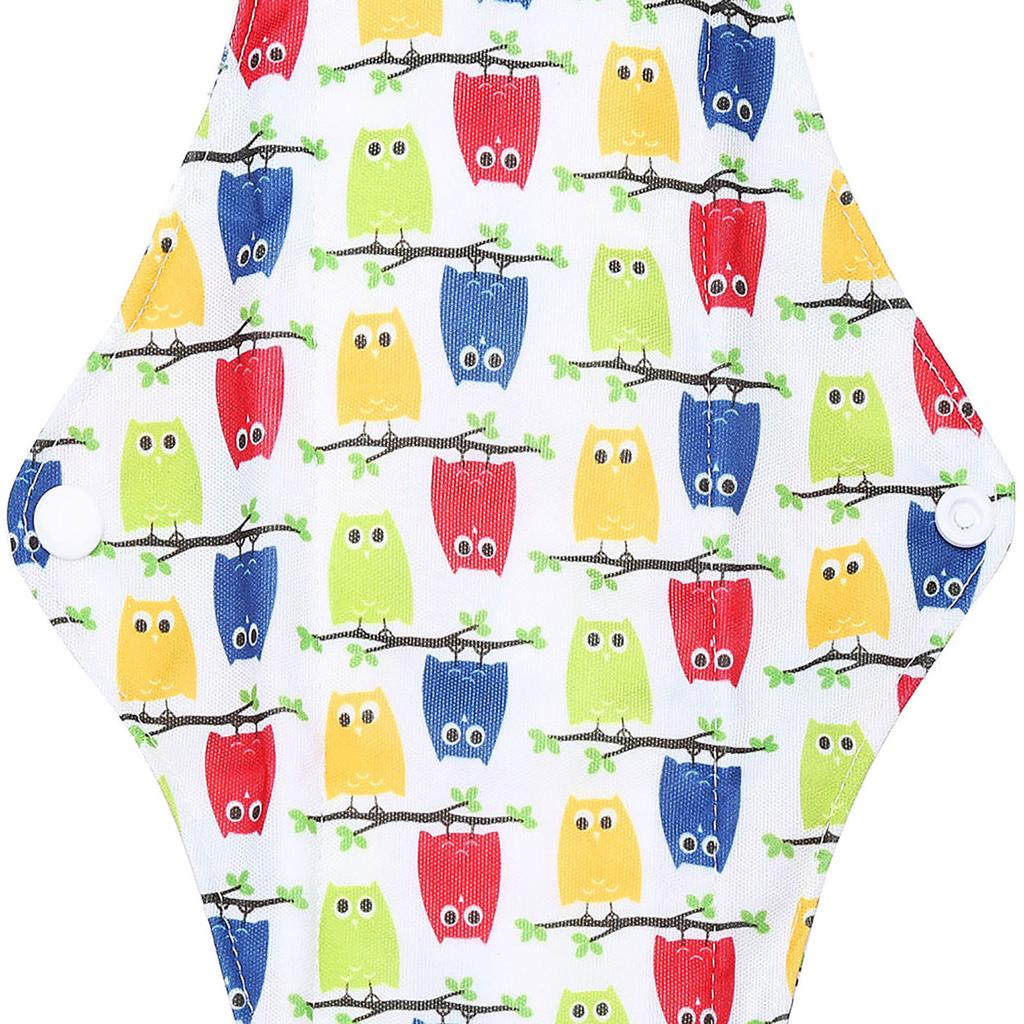 1PC Reusable Washable Panty Liner Bamboo Charcoal Cloth Mama Sanitary Menstrual Pad(WSD3)