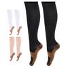 Women Breathable Patchwork Compression Stockings Cycling Running Long Socks