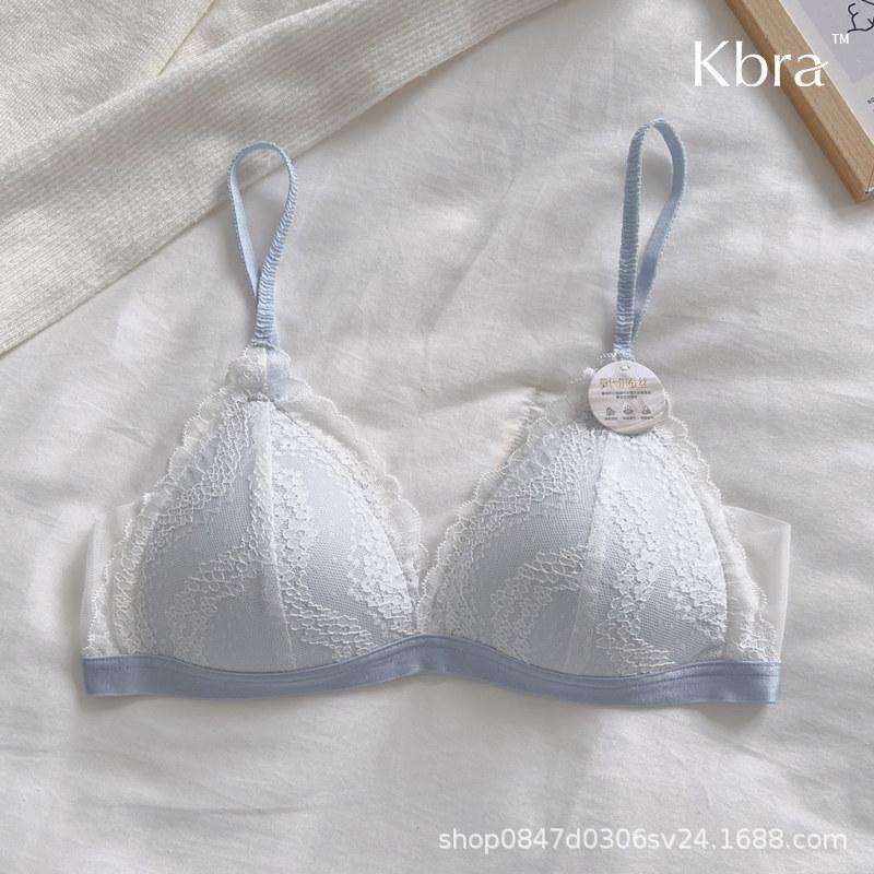 French lace underwear women s summer thin collection anti-sagging seamless sexy breathable bra cover S: recommended for 70ab