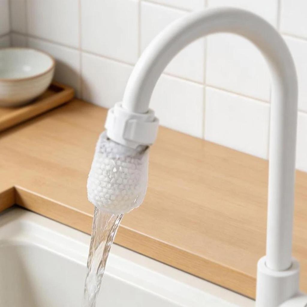 30Pcs Universal Faucet Filter Cotton Bag Anti-splash Thickened Faucet Filter with T-strap Tap Water Filter Bag