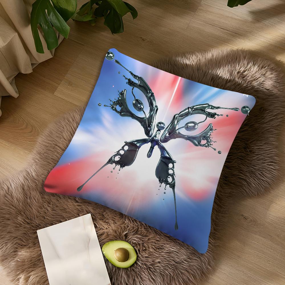 K-Katy Singer P-Perry 143 Kissenbezug Wohnzimmer Akzent Sofa Rückenstütze Quadratisch Lounge Entspannender Nickerchen Begleiter Kissenbezug