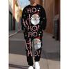 Christmas Clothing Set Spring Autumn Men Women Fashion 3D Print 2PCS Suit Casual Sportswear Sweatshirt Jogging Pants 2Pcs Sets