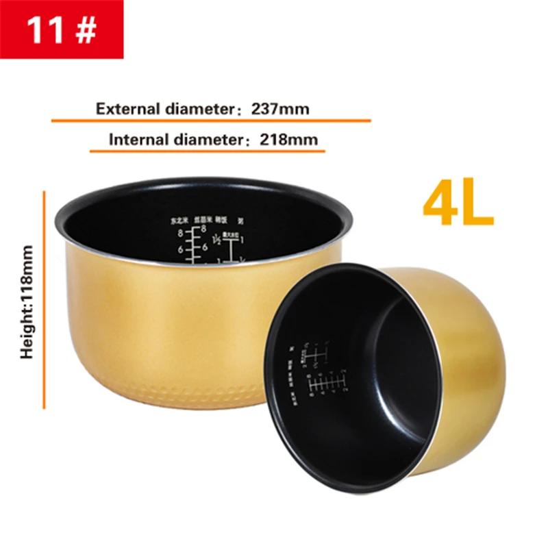 Rice Cooker Inner Container Non Stick Cooking Pot Replacement Accessories Kitchen Food Rice Cooker Liner Inner Pot Accessories