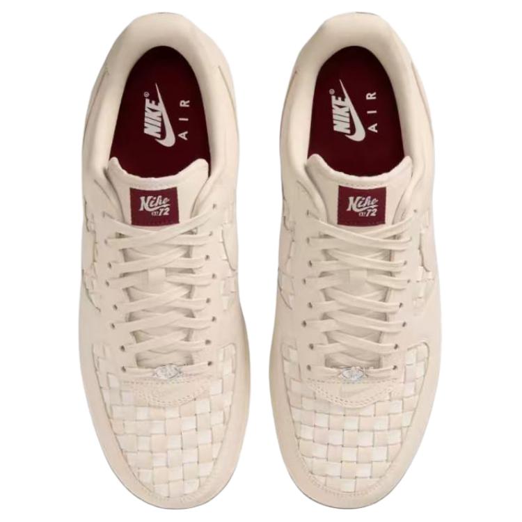 Nike Air Force 1 Retro Prm Comfortable Fit Low Top Sneakers Men Sneakers Beige IM5755-100