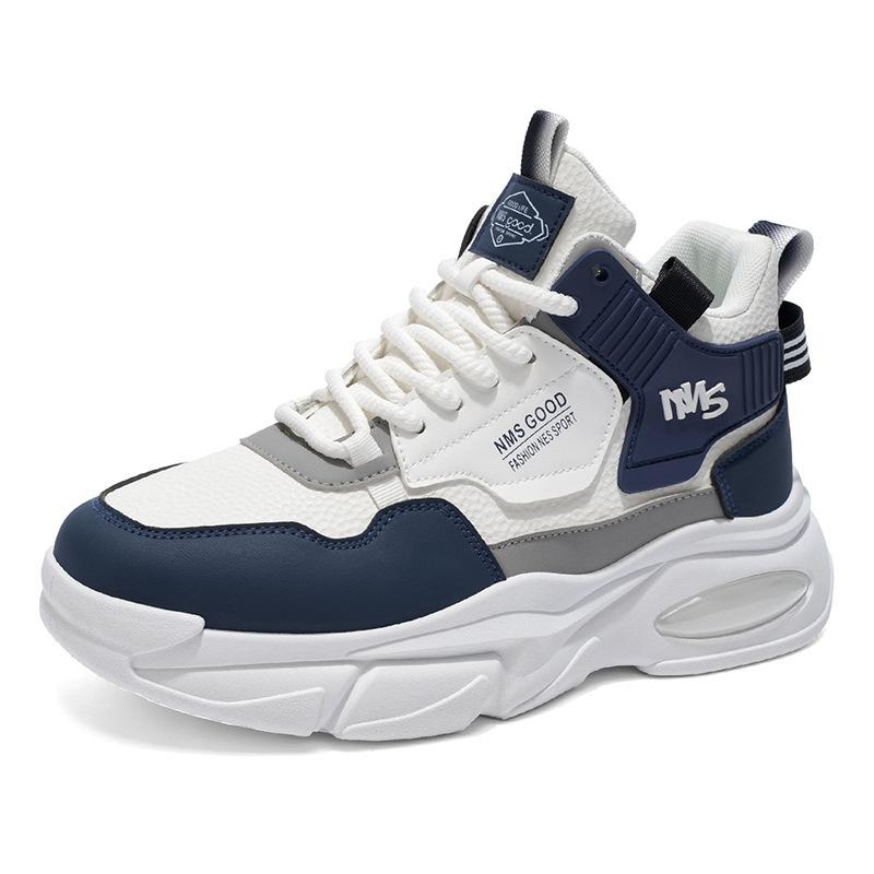 Autumn New Breathable Teen High-top Sneakers Platform Casual Dad Shoes