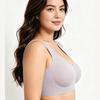 Plus Size Bra Summer Seamless Vest Flattering for Large Busts Push-up Style Thin and Sporty Plus Size Women's Bra
