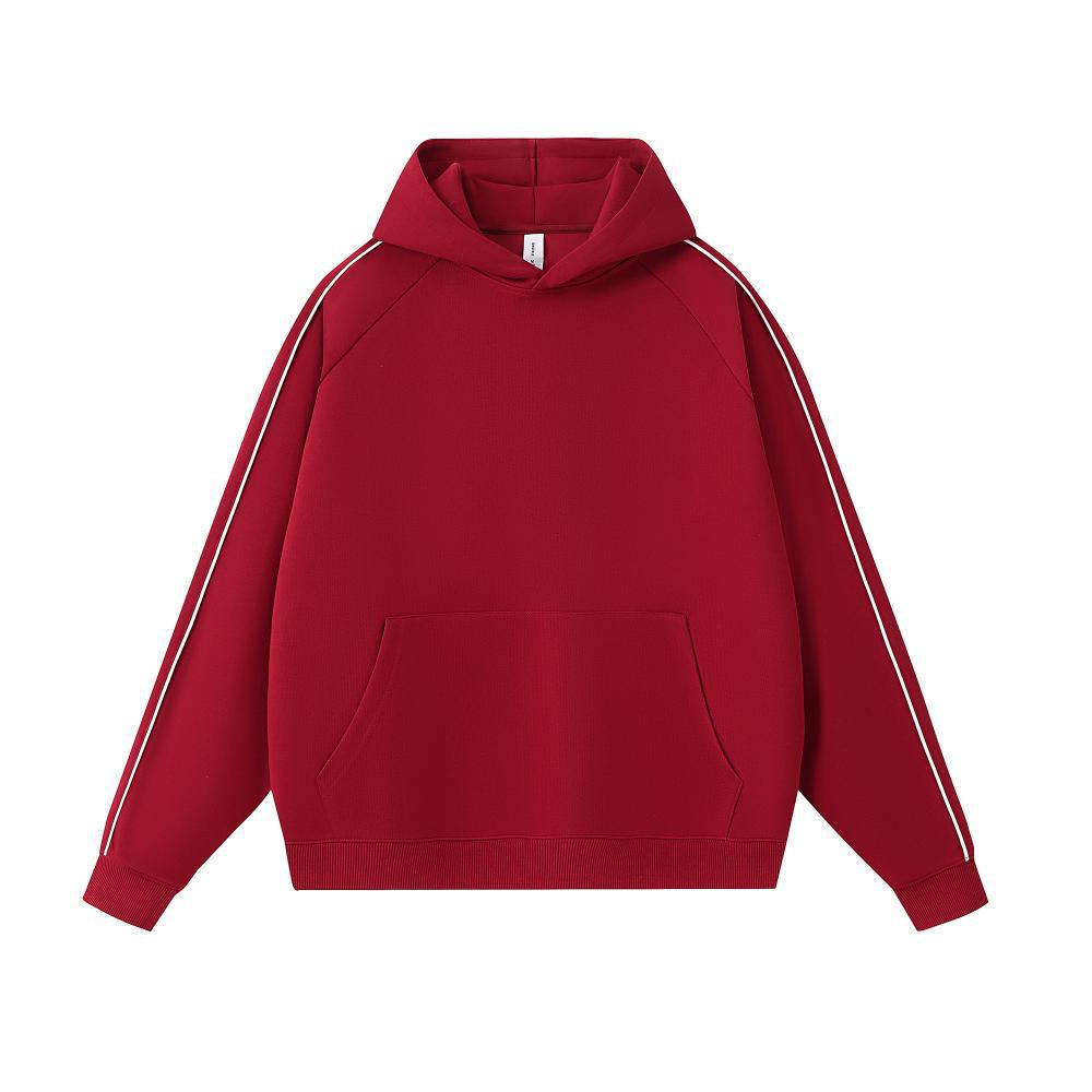 Men's Fashion Trend Loose Hooded Sweatshirt - Autumn/Winter Couple Jacket with Logo Print