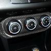 For Mitsubishi Lancer EVO 10th 2008-2015 Real Carbon Fiber Central Air Conditioning Knob Panel Cover Car Accessories Decorative