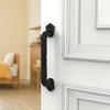 Commercial Residential Vintage Carbon Steel Door Handle Rustproof Construction Quick East Setups Assembly Daily Use