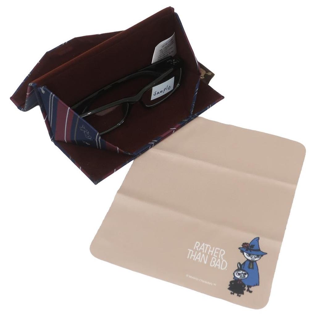 Moomin Snufkin Little My Jacquard Folding Glasses Case &