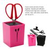 Scissor Stand Professional Hairdressing Clip Holder Storage Box Salon Hairdresser Tool Rose Red