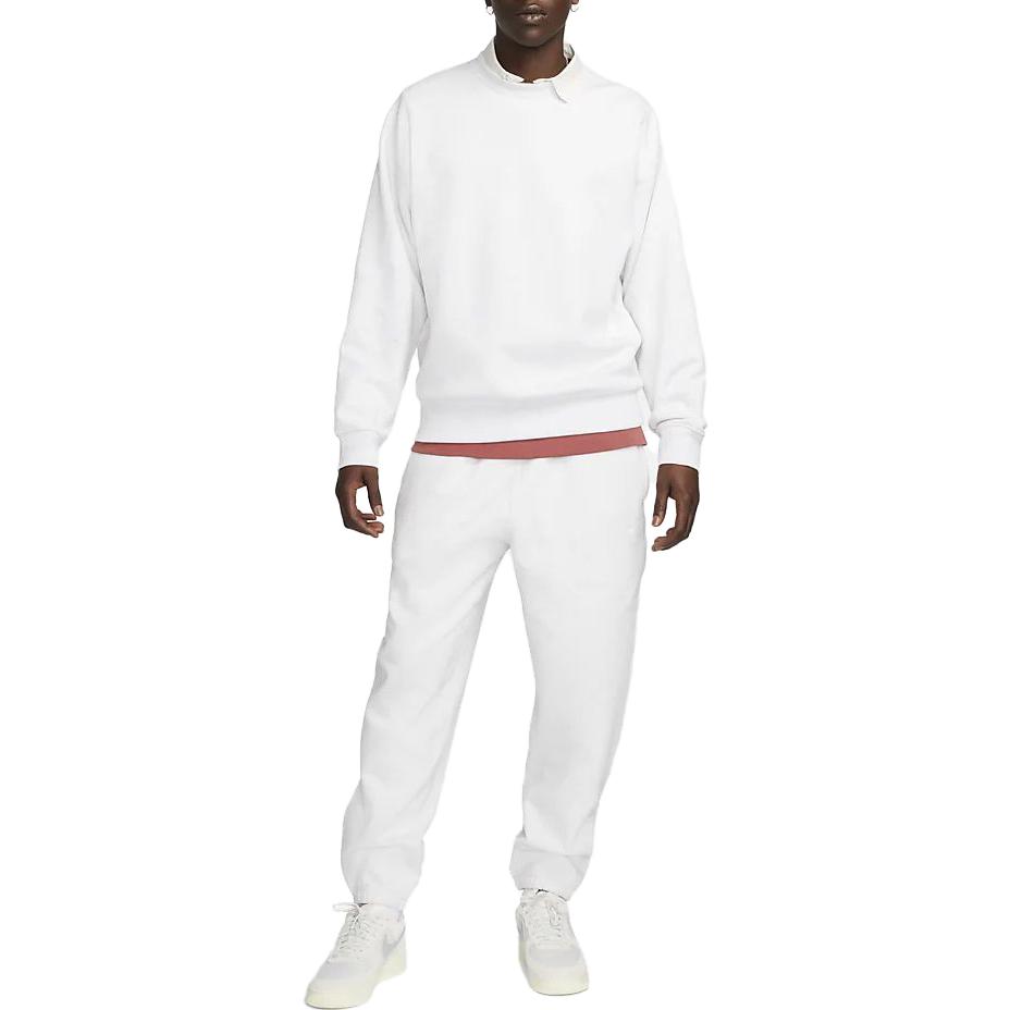 Nike Casual Pants Unisex White Moderate Cuffed Pants DX1365-051