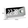 Digital Alarm Clock with Timer Bedside USB Dimmable Minimalistic Clocks for