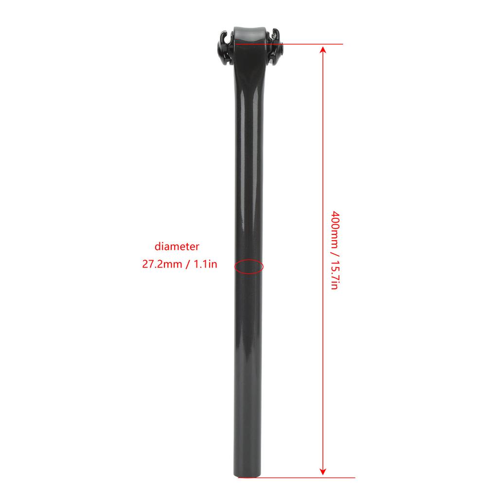 Road Bike Seatpost Carbon Light Shock Absorption Bike Accessory for Replacement