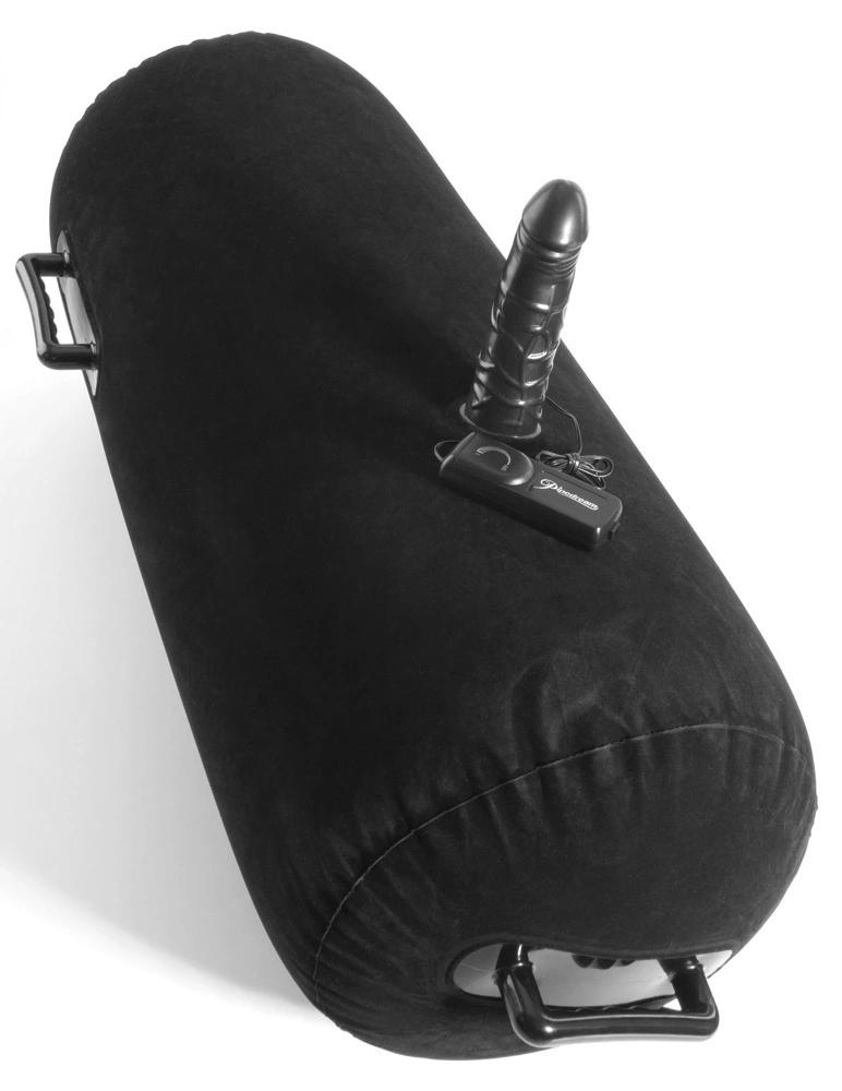 Série Fetish Fantasy - Almofada de Assento Inflável com Vibrador Preta