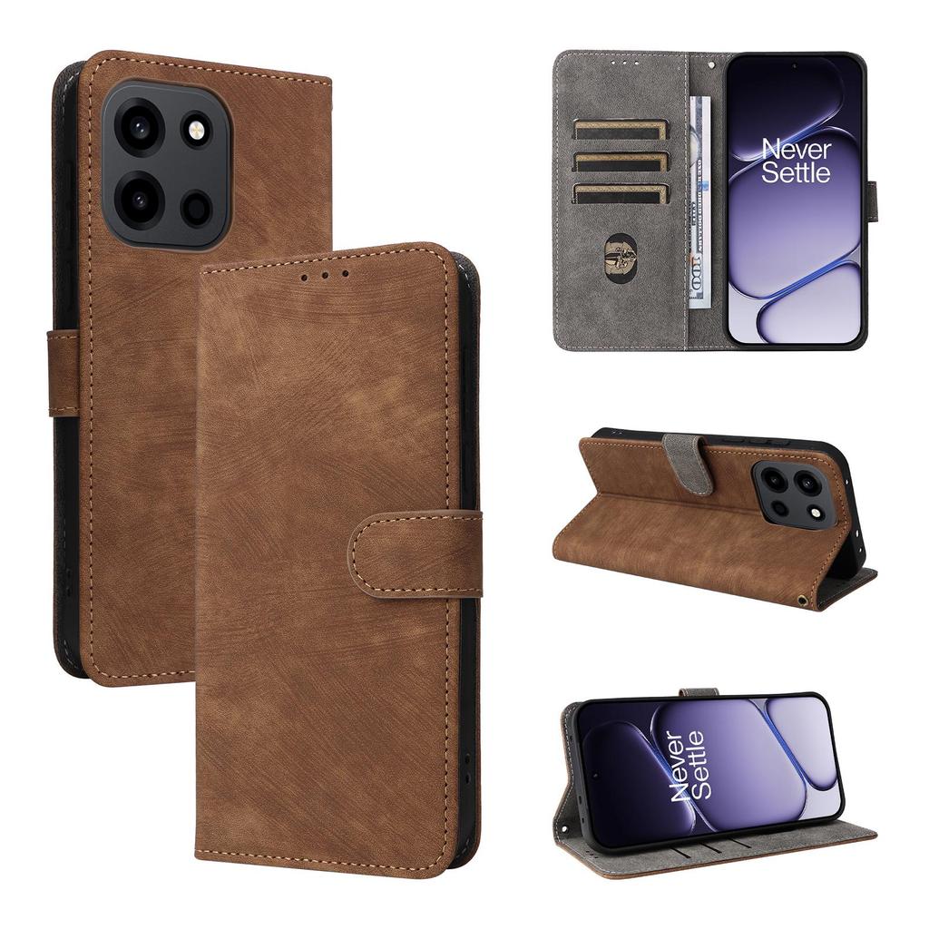 Flip Cover For OnePlus Turbo 6 Leather Case [Flip Vintage Leather] Shockproof Durable Retro Phone Case