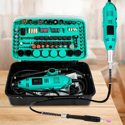 30000RPM 6 Speed Adjustable Home DIY Polishing Machine Carving Electric Rotary Tool Portable Mini Electric Drill Grinder