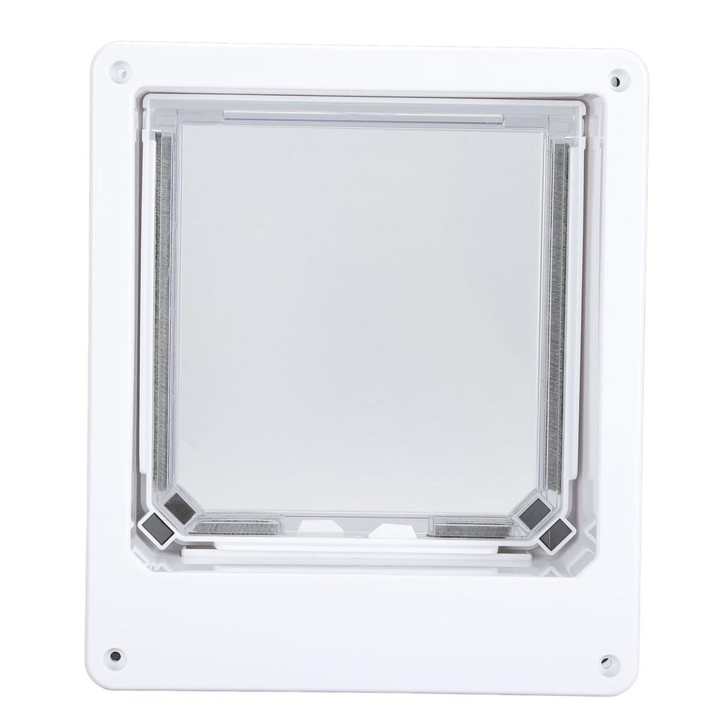 Haustiertür Doppel-Drehschalter Leicht zu reinigen Starke Konstruktion Langlebiger Gebrauch Katzenhunde Klappentür L 23,6 X 27cm