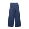 Autumn Women Denim Jeans Causal Ladies Zipper Wide Leg Long Pants Vintage Pockets Loose Streetwear Baggy Chic Trousers