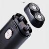 1 Set Usb Rechargeable Portable Electric Shaver Men Shaving Tool For Men Waterproof Mini Travel Rotary Razor