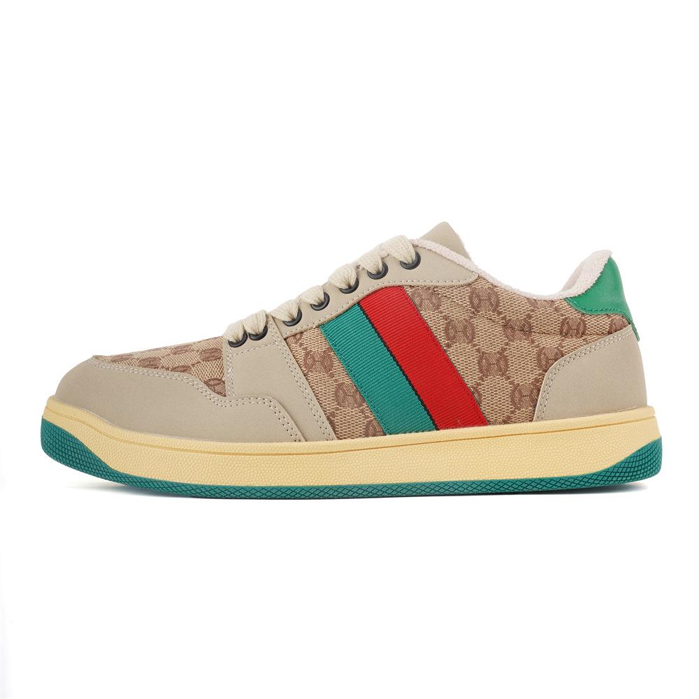 

Классические грязные ретро обувь при пресбиопии для мужчин и женщин дышащие и удобные комбинированные маленькие грязные туфли спортивные повседневные туфли на плоской подошве 36