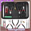 (New)-Jewelry Making Supplies Kit - 8Pcs Beading Tweezers Tool Set With Round Nose/Side Cutting/Needle Nose Pliers For DIY