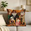 GGravity Süße FFälle Cartoon-Druck Kissenbezug Personalisierter Kissenbezug für Sofa Heimdekoration