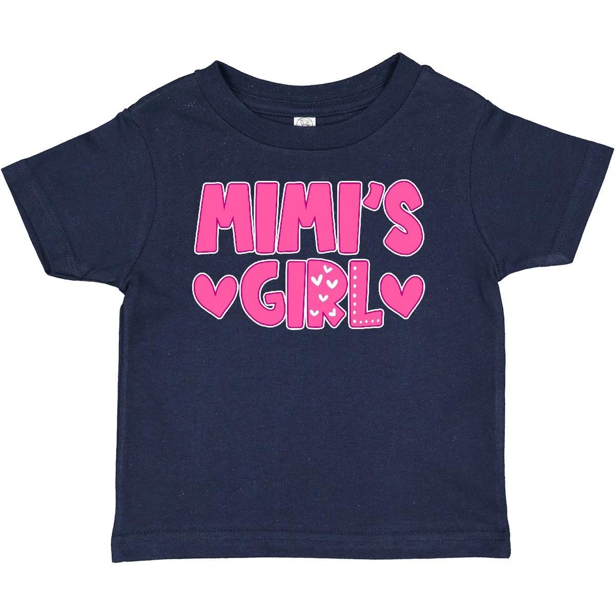 Inktastic Mimi s Girl Pink With Hearts Baby T-Shirt Family Girls Mimi Grandma 110