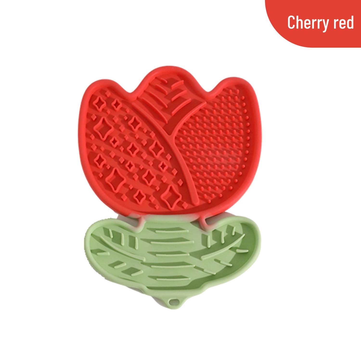Silicone Pet Licking Mat Slow Feeder Bowl with Suction Cup for Dogs and Cats