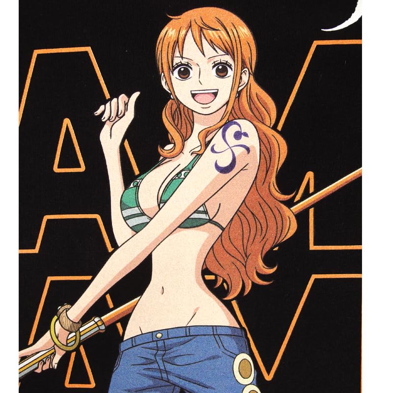 EVERSOUL ONE PIECE Short Straw Hat Character Anime Movie Size L T-Shirt, Sleeve, Nami, Chopper, Pirates, Luffy, Sanji, Zoro, Merchandise, Tee, Men's,