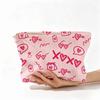 Corduroy Corduroy Storage Bag Hand-painted Makeup Pouch Travel Toiletry Bag  Women