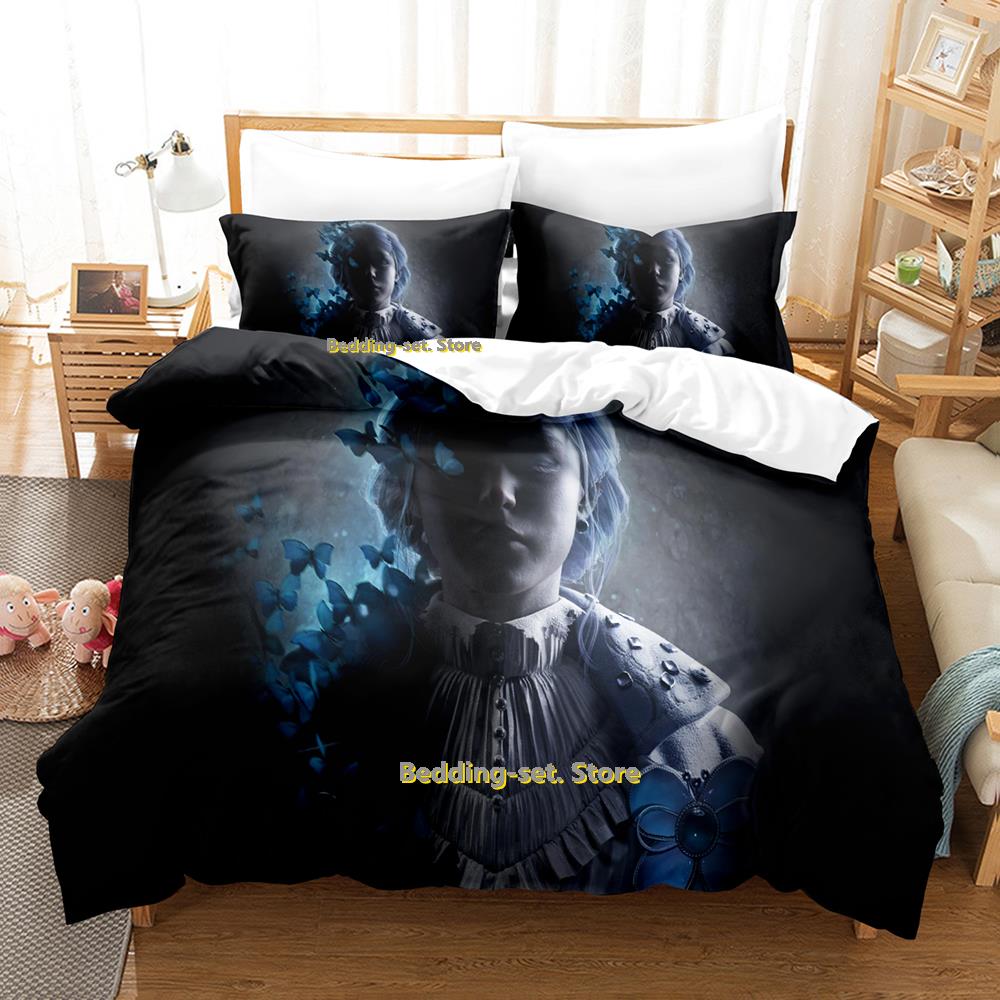 

Game Lies Of P Bedding Set Single Twin Full Queen King Size Bed Set Adult Kid Bedroom Duvetcover Sets Anime Bed Sheet Set EU Single(135*200cm)3pcs
