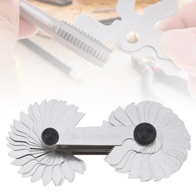 20 τεμ.-58 τεμ. Λάμες Μετρητής Βήματος Βίδας Μετρικός & Αυτοκρατορικός & Μέτρο Βίδας ΗΠΑ SAE Whitworth 55/60 Μοίρες Εργαλεία Μέτρησης Μετρικού Σπειρώματος