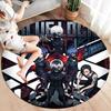 Tokyo Ghoul Round Area Rug Carpet Rug For Living Room Bedroom Sofa Playroom Decor Nonslip Floor Mat