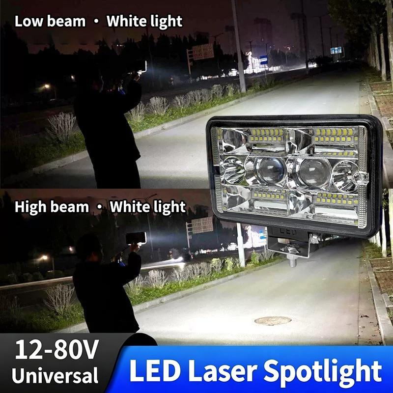 

Car 4Inch Led Light Bar Yellow White Off Road Spotlight Work Light For Truck Tractor 4X4 Boat 12V Headlight Fog Lamp Onesize