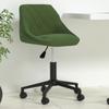 Day and Night - Day and Night Dark Green Velvet Swivel Office Chair