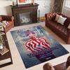 Atletico Madrid Personalized Text Carpet Design for Dining Room Hallway Outdoor Playrooms Antislip Carpet Anime Office Decor Best for Christmas