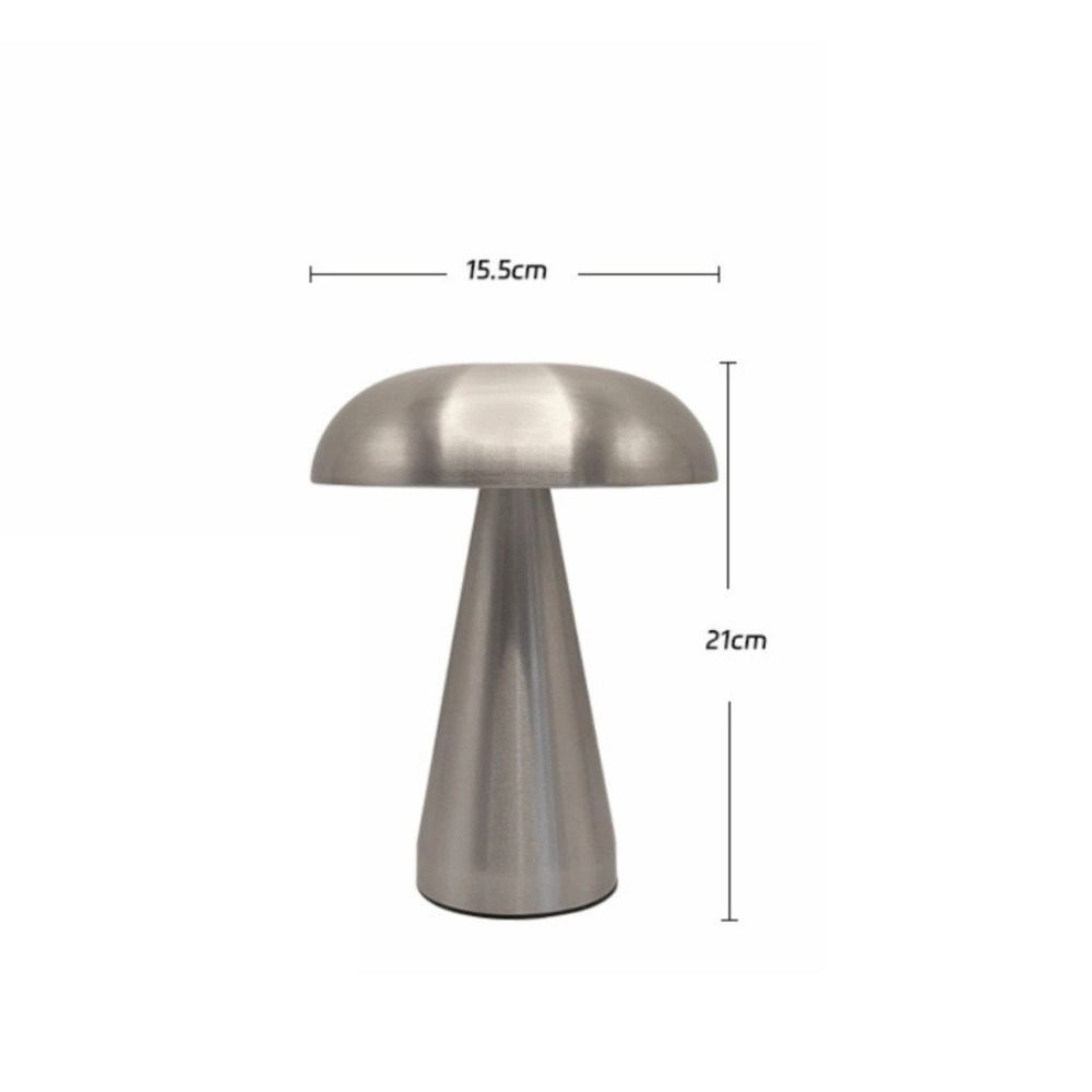 Touch Sensor Table Lamp Rechargeable Desk Lamp Modern Mushroom Night Light  Home Decor