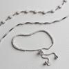 Bracelet - Inajwa - 925 Sterling Silver - Rhodium-Plated - Zirconia - One Size